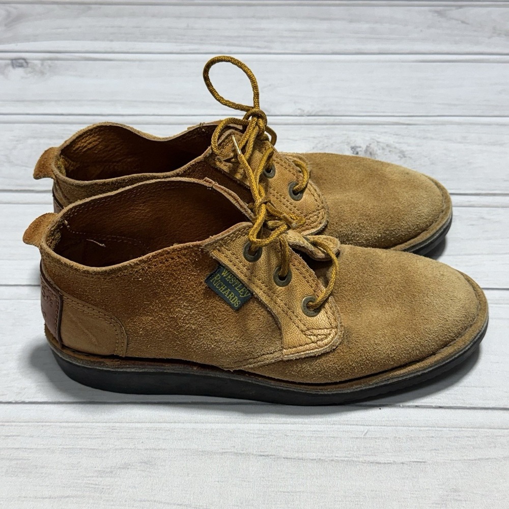 Courteney Westley Richards Chukka Boots Mens 5.5 Tan Suede Safari Desert Vellie